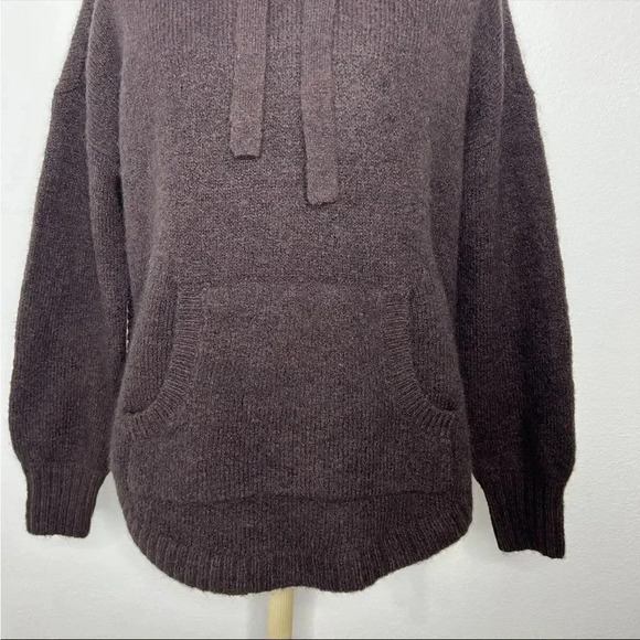 Madewell Wilmington Alpaca Wool Blend Hoodie Sweater size XS chic cozy 90s boho - Picture 11 of 13